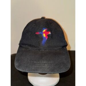 Vintage Y2k Captain Morgan's Parrot Bay Rum Bar Embroidered Adjustable Cap Hat